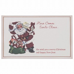 ★58-153-7-1 30枚 クリスマスカード アンティーク