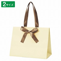 ★58-154-10-1 手提げ紙袋 ノブレス クリーム