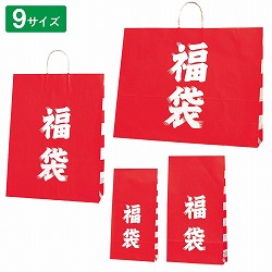 ★58-157-5-1 【福袋】手提げ紙袋・角底紙袋