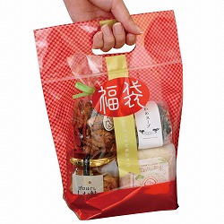 ★58-158-7-1 30枚 ジップ付き福袋スタンドバッグ