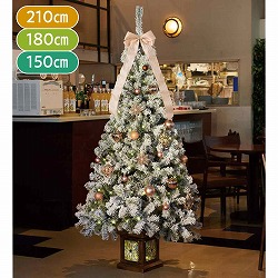 ★58-16-1-1 ポットライトクリスマスツリー スノー