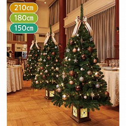 ★58-16-3-1 ポットライトクリスマスツリー コパーゴールド