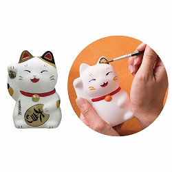 ★58-165-7-1 60個 らくがき貯金箱 招き猫