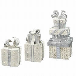 ★58-2-3-1 プレゼントボックス シルバー