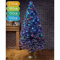 ★58-21-1-1 スノーチップスターボールファイバークリスマスツリー