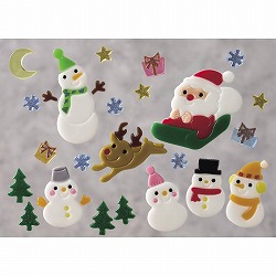 ★58-303-39-1 グミデコ バッグS クリスマスイブサンタ