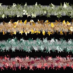 ★58-40-4-1 パステルクリスマスモチーフモール270cm