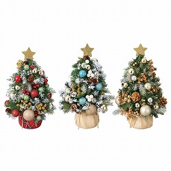 ★58-43-2-1 デコレーション卓上ミニツリー レッド