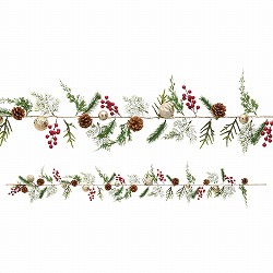 ★58-50-4-1 ナチュラル クリスマスガーランド