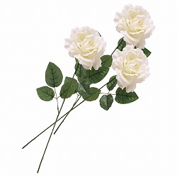 ★58-56-4-1 12本 ベルベットローズ造花スプレー