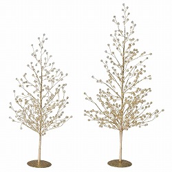 ★58-57-1-1 ワイヤービーズクリスマスツリーゴールド