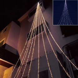 ★58-63-2-1 LED 2304球 ドレ―プライト(15m)