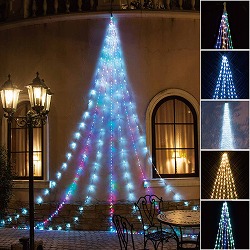 ★58-64-1-1 LED 672球ドレープライト(5m)