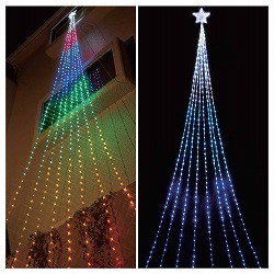 ★58-66-1-1 LED 690球 ドレープライト(7.5m)