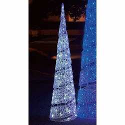 ★58-77-1-1 LEDスパイラルライト クリスマスツリー