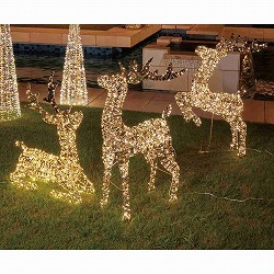 ★58-79-2-1 LEDホログラムリボントナカイ