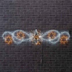 ★58-82-7-1 LEDビックモチーフライト スター 幅