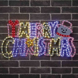 ★58-83-6-1 SMDモチーフライト メリークリスマス