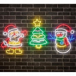 ★58-84-9-1 LEDネオンモチーフライト クリスマス