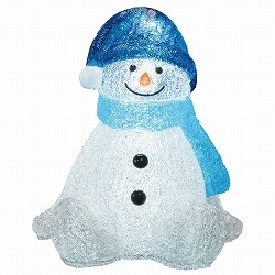 ★58-85-3-1 LEDモチーフライト おすわりスノーマン