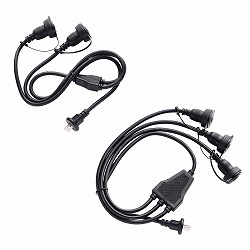 ★58-90-5-1 丸型ソケット用防滴分配コード