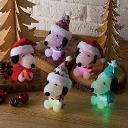 ★58-92-2-1 クリスマスライト ミニスヌーピー