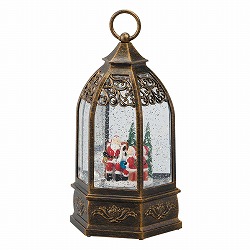 ★58-93-6-1 LEDスノーイングライト 六角サンタ