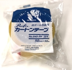 ■ニチバン カートン640PF 透明 50×50