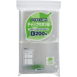 ■バイオマス配合チャック袋 B30E-4(8,000枚)